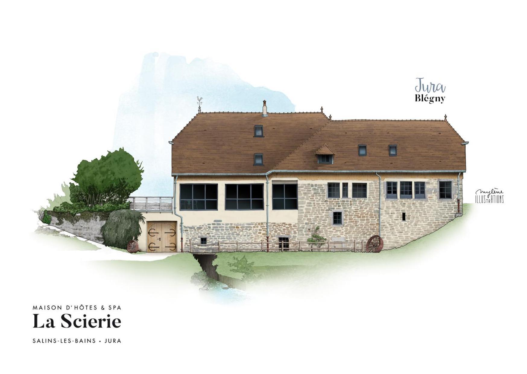 Maison D'Hotes & Spa La Scierie Salins-les-Bains Zewnętrze zdjęcie
