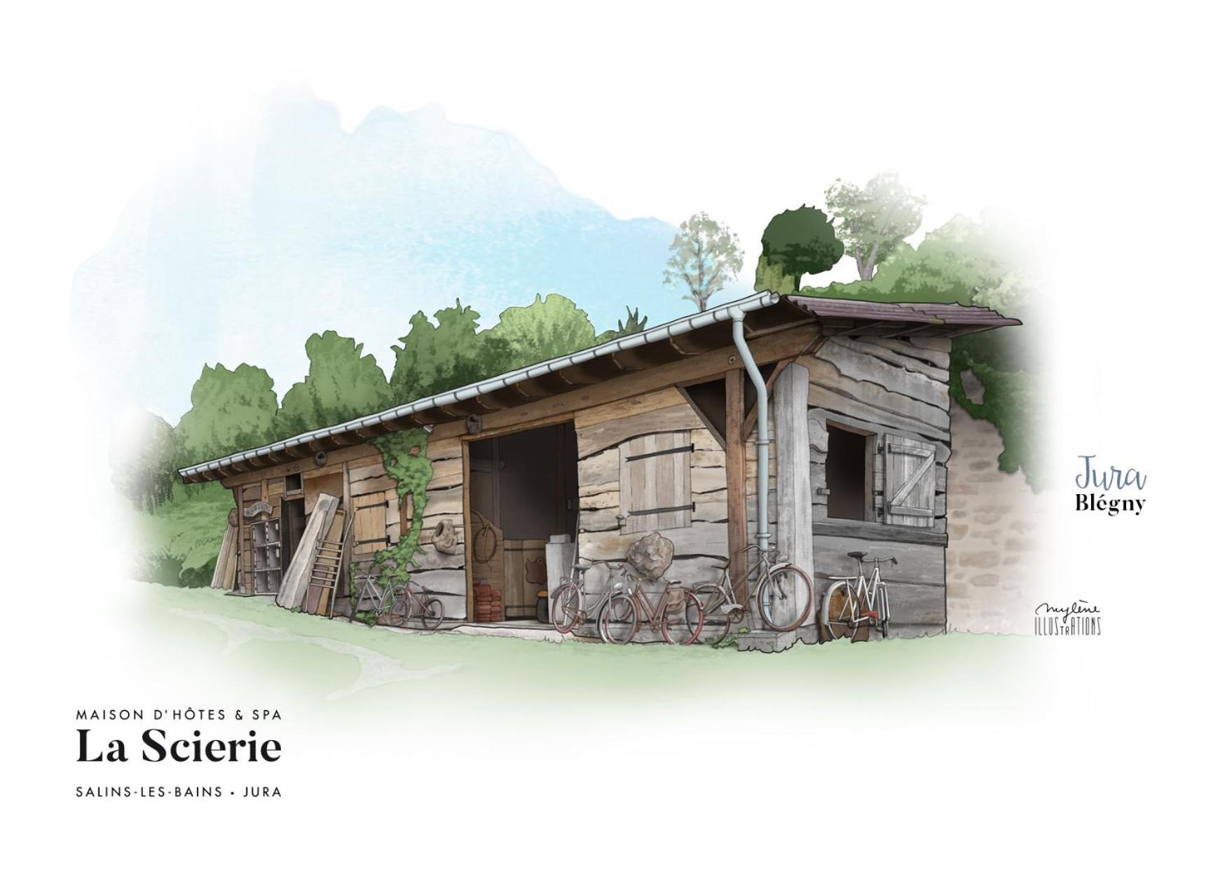 Maison D'Hotes & Spa La Scierie Salins-les-Bains Zewnętrze zdjęcie